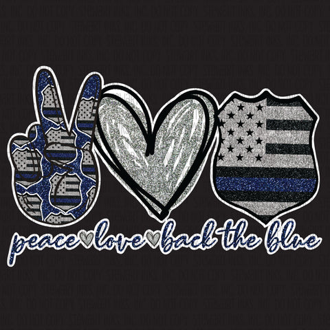 Transfer - Peace Love & Back the Blue