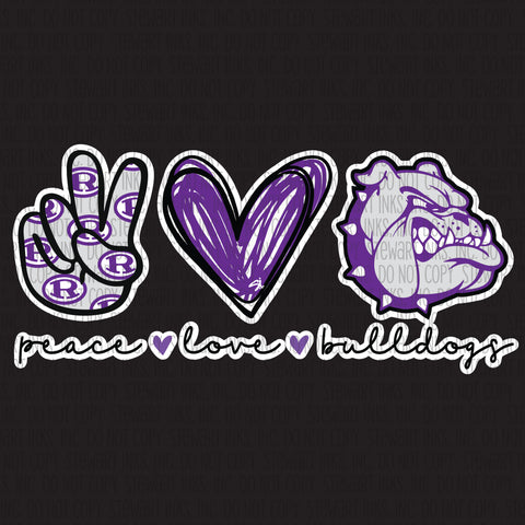 Transfer - Ranburne Bulldogs Peace Love