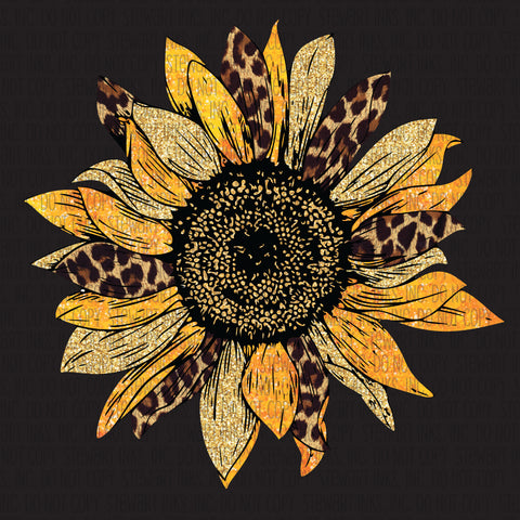 Transfer - Sunflower Leopard