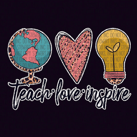 Transfer - Teach Love Inspire Leopard